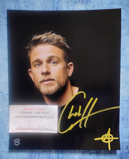 Charlie Hunnam Hand Signed Autograph 8x10 Photo COA