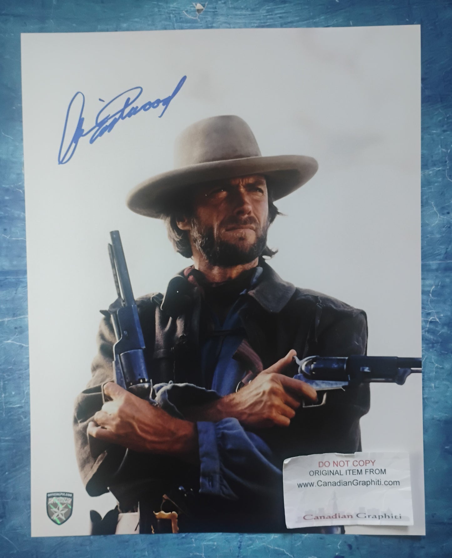 Clint Eastwood Hand Signed Autograph 11x14 Photo OPix COA