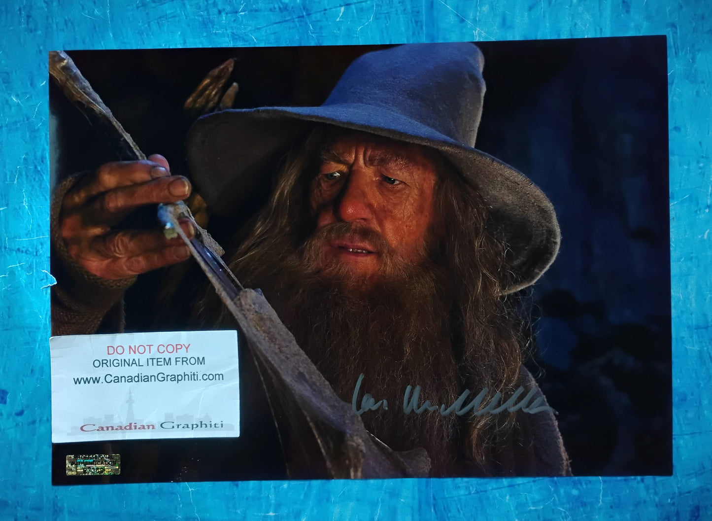 Ian McKellen Hand Signed Autograph Photo COA Lord Of The Rings