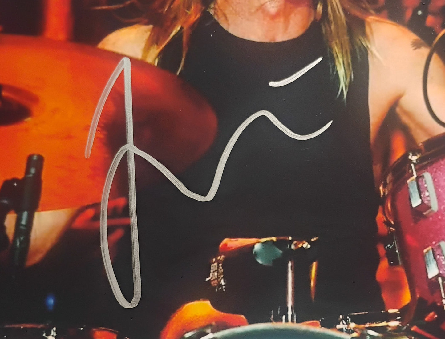 Taylor Hawkins Hand Signed Autograph 8x10 Photo BAS COA Foo Fighters