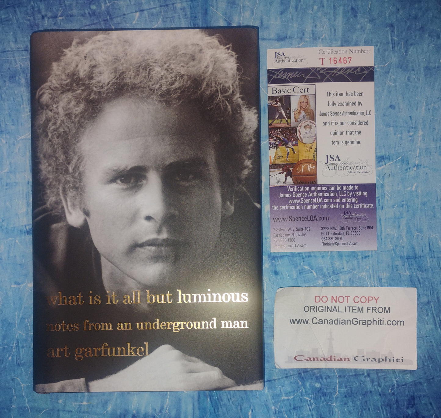 Art Garfunkel Hand Signed Autograph Book JSA COA