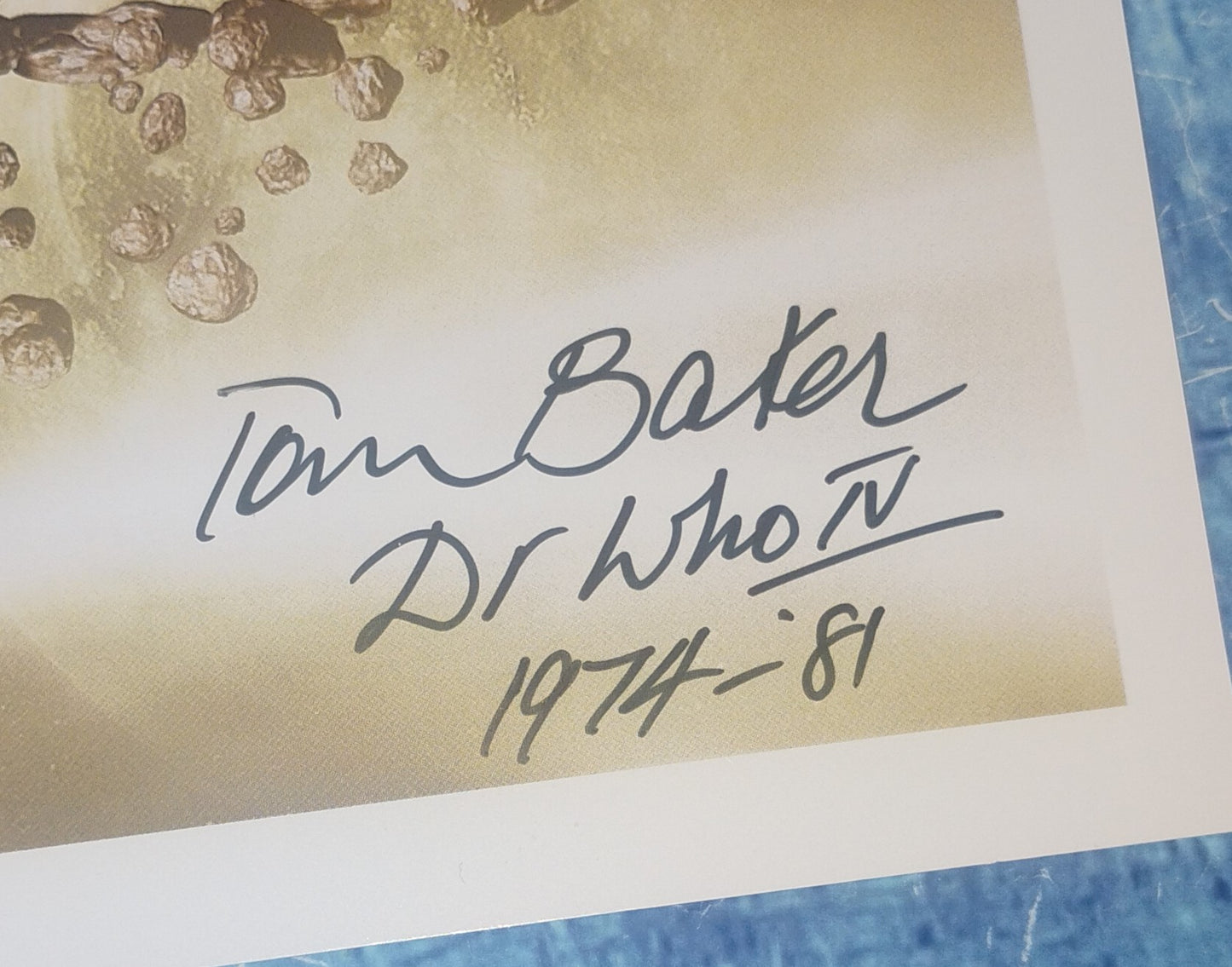 Tom Baker Hand Signed Autograph 8x10 Photo JSA COA Doctor Who