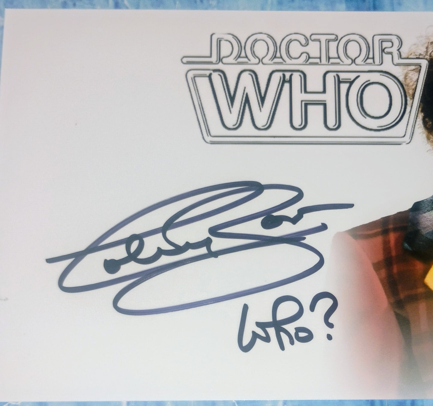 Colin Baker Hand Signed Autograph Photo COA Doctor Who