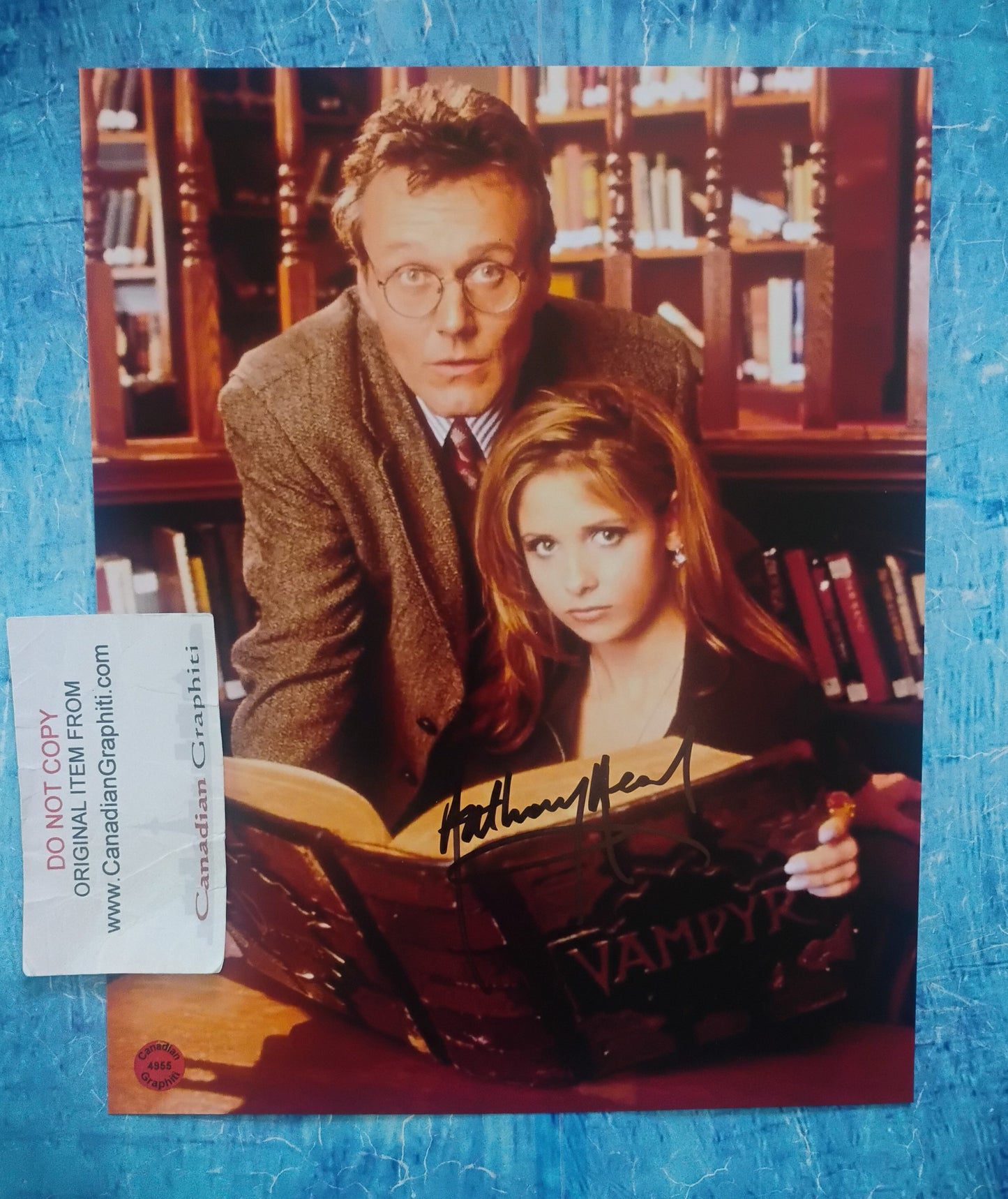 Anthony Head Hand Signed Autograph 8x10 Photo COA Buffy The Vampire Slayer