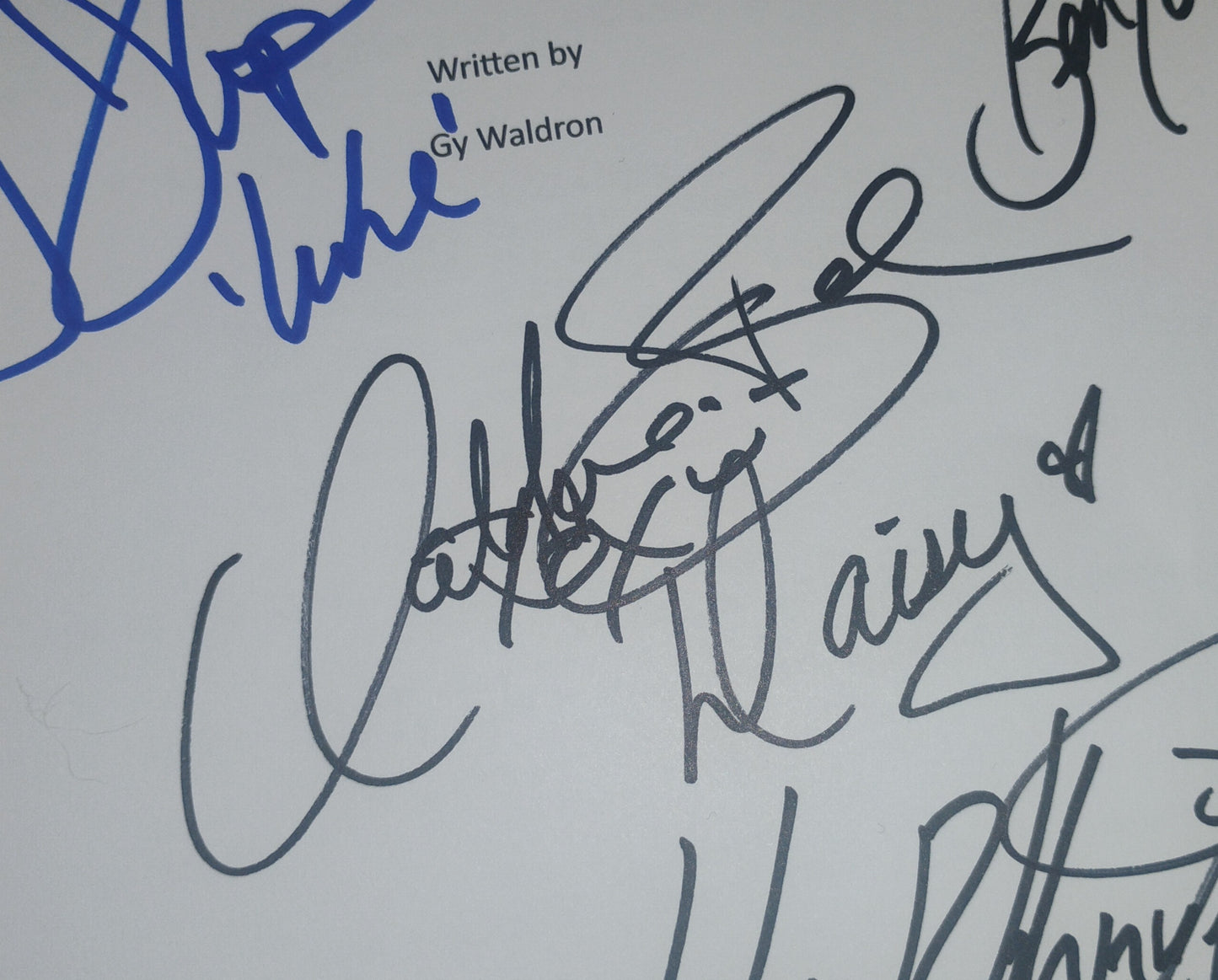 Dukes Of Hazzard 4x Hand Signed Script COA Catherine Bach, Tom Wopat, Ben Jones & John Schneider