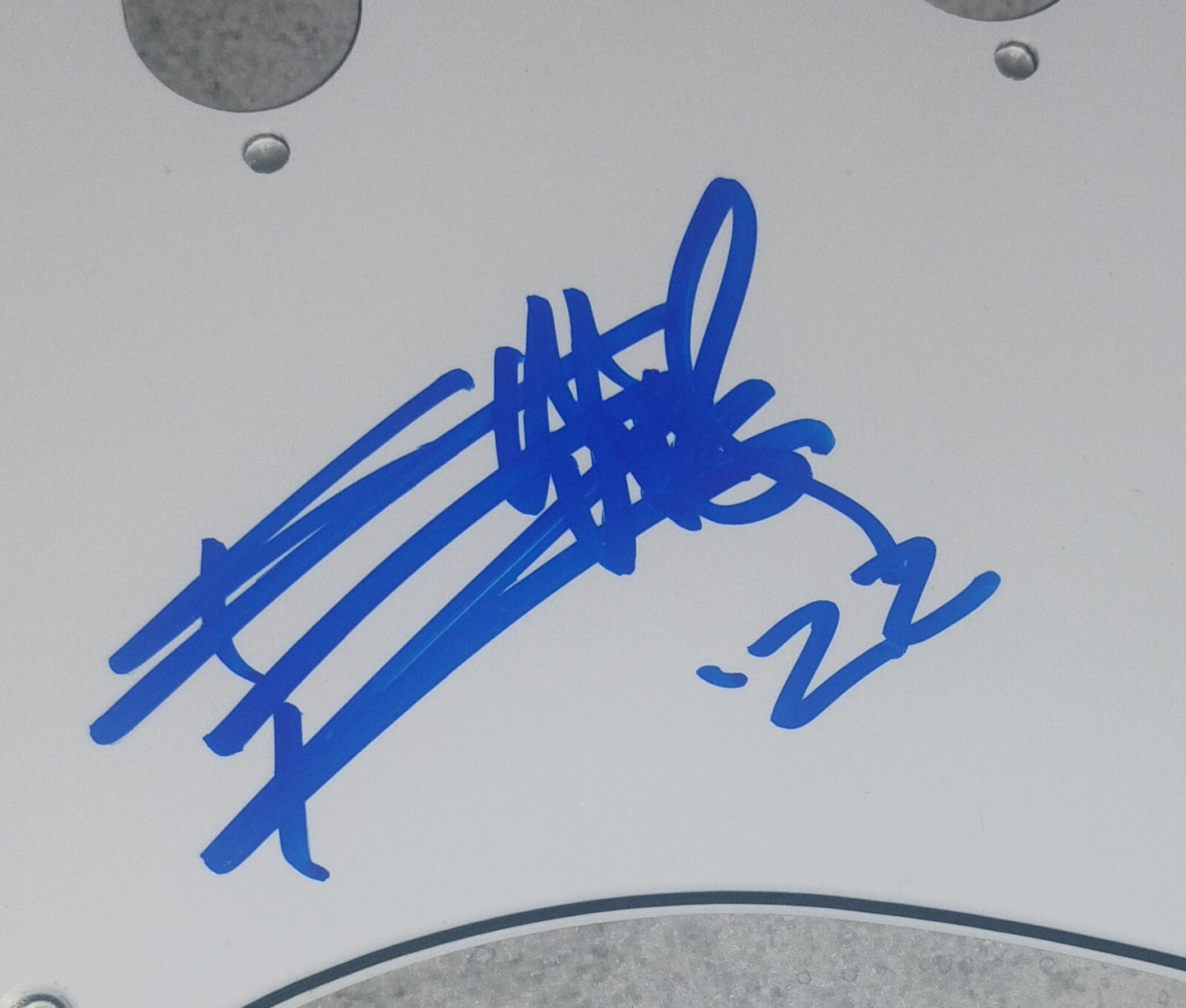 Keith Richards Hand Signed Autograph Guitar Pick Guard COA The Rolling Stones