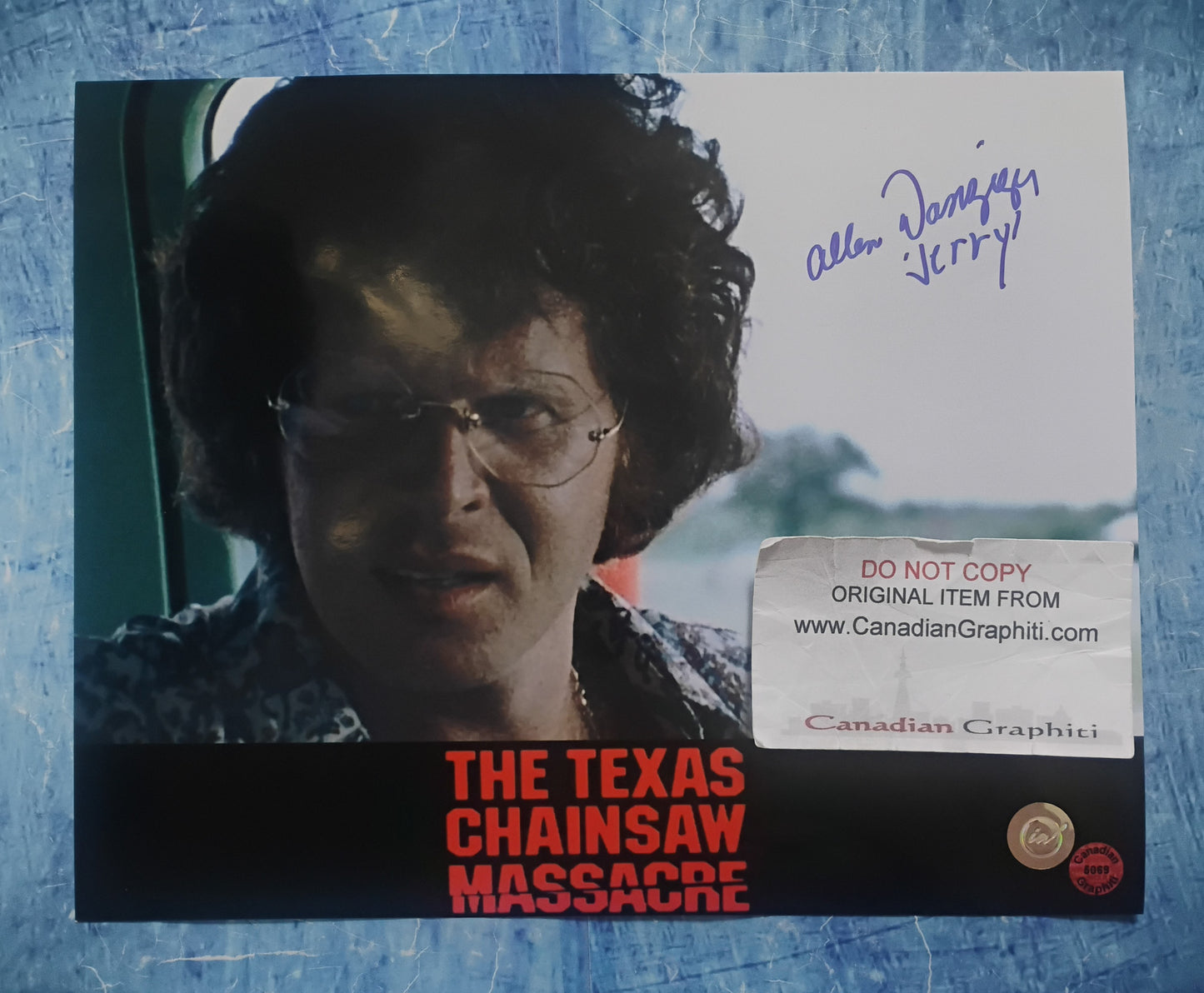 Allen Danziger Hand Signed Autograph 8x10 Photo COA Texas Chainsaw Massacre