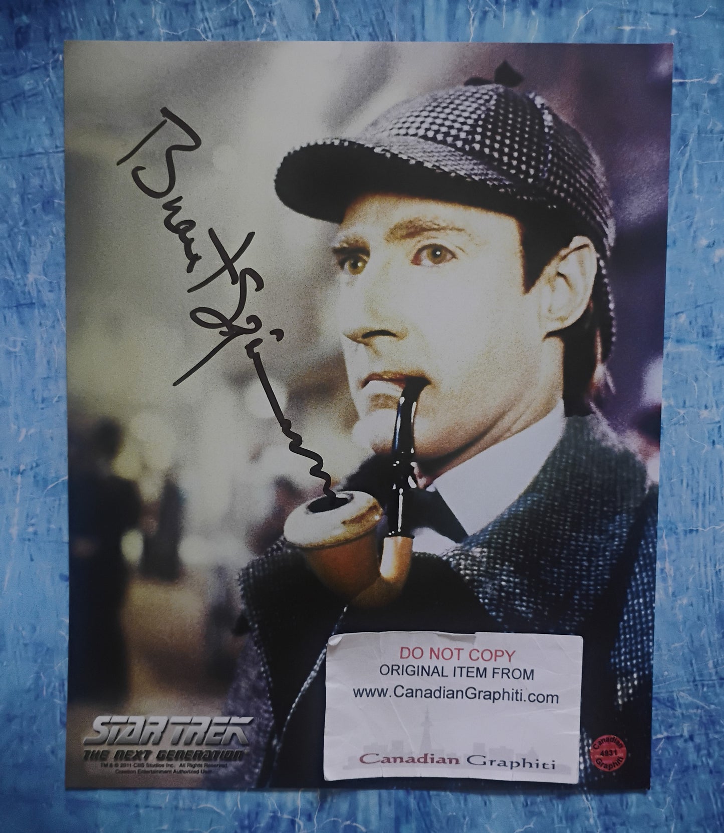 Brent Spiner Hand Signed Autograph 8x10 Photo OPix COA Star Trek