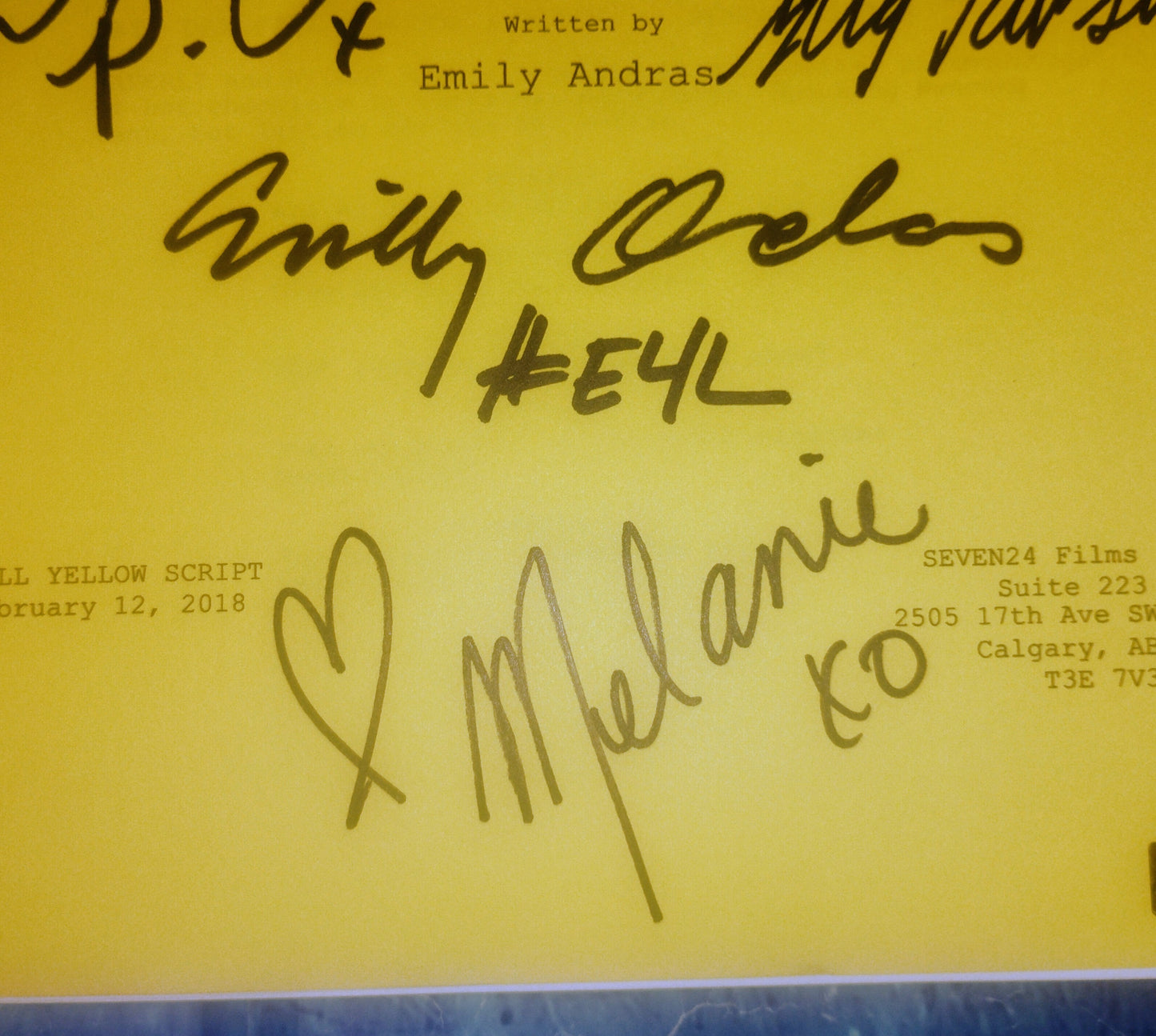 Wynonna Earp 6x Cast Hand Signed Autograph Script COA