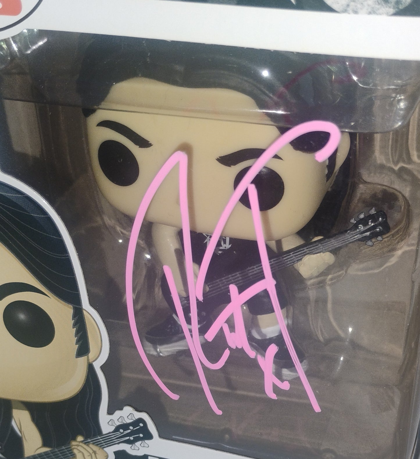 Robert Trujillo Hand Signed Autograph Metallica Funko Pop COA