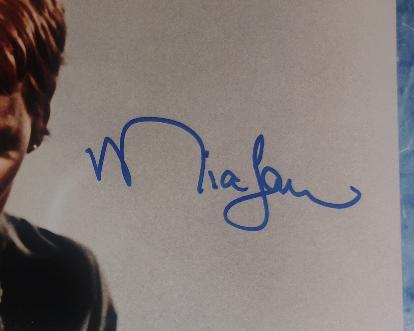 Mia Farrow Hand Signed Autograph 8x10 Photo COA Rosemary's Baby