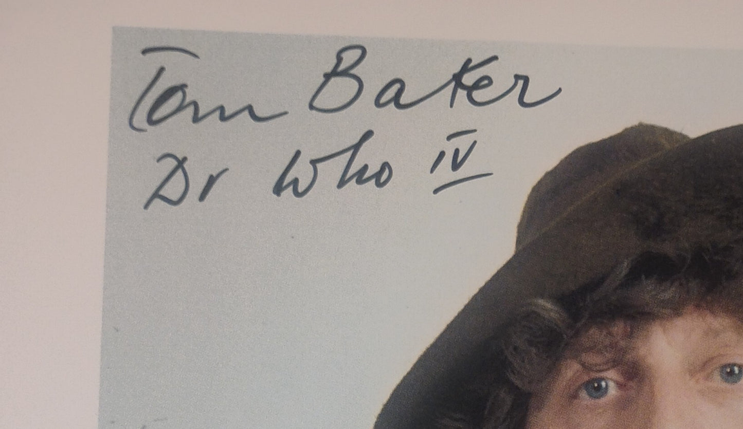 Tom Baker Hand Signed Autograph 8x10 Photo JSA COA Doctor Who