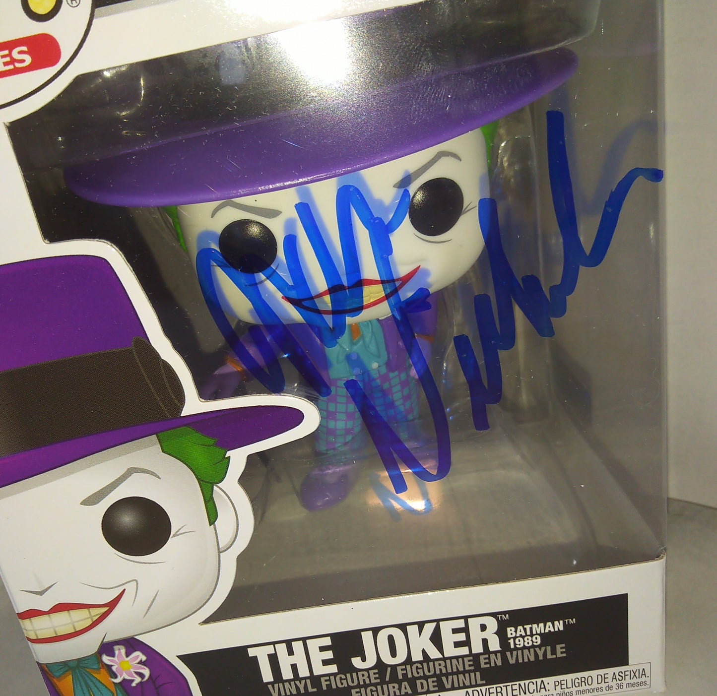 Jack Nicholson Hand Signed Autograph Joker Funko Pop COA Batman