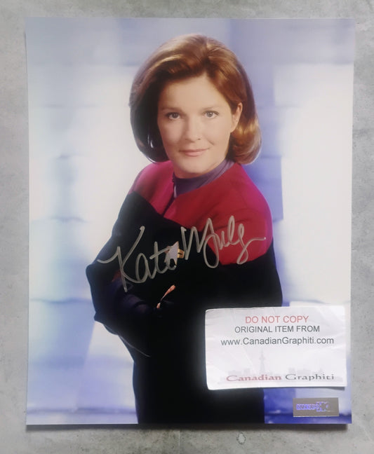 Kate Mulgrew Hand Signed Autograph 8x10 Photo COA Star Trek