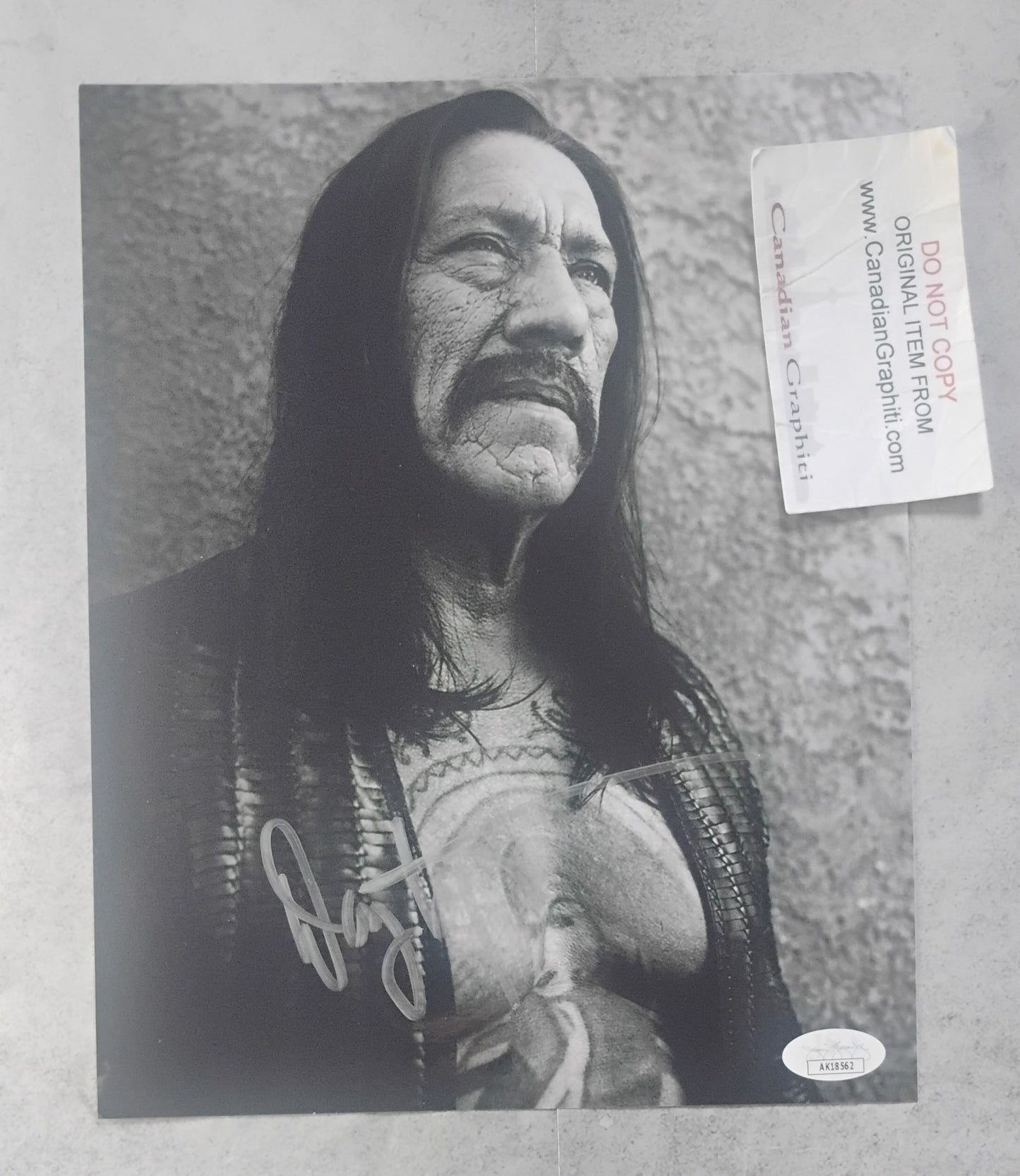 Danny Trejo Hand Signed Autograph 8x10 Photo JSA COA
