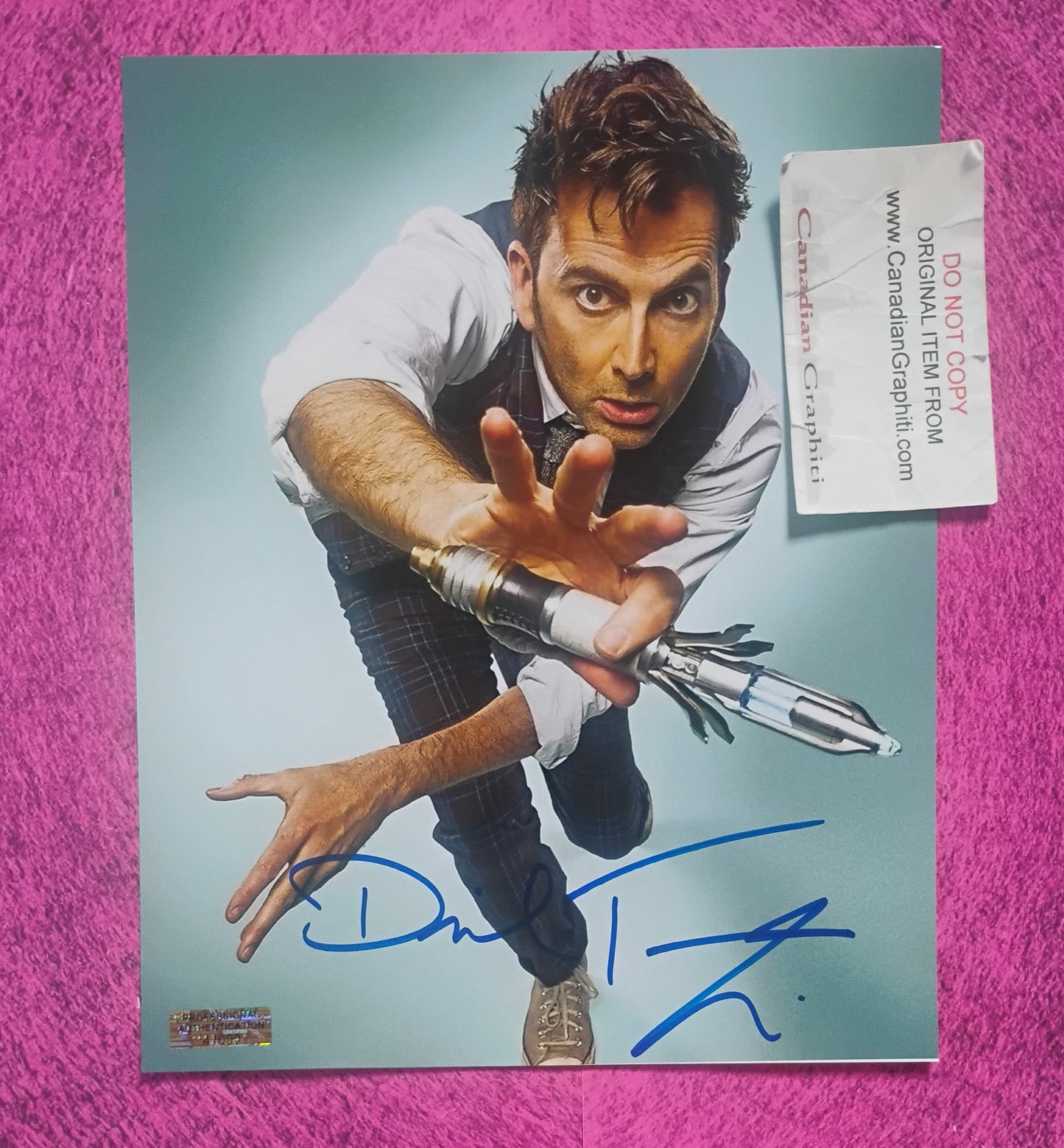 David Tennant Hand Signed Autograph 8x10 Photo COA Doctor Who