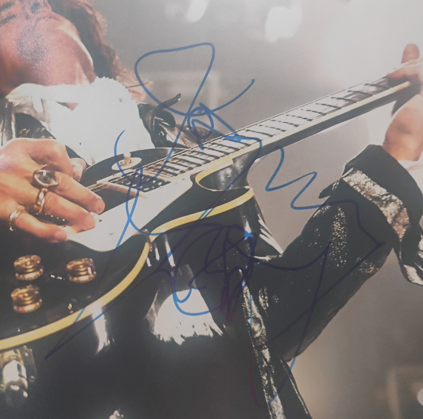 Joe Perry Hand Signed Autograph 11x14 Photo JSA COA Aerosmith