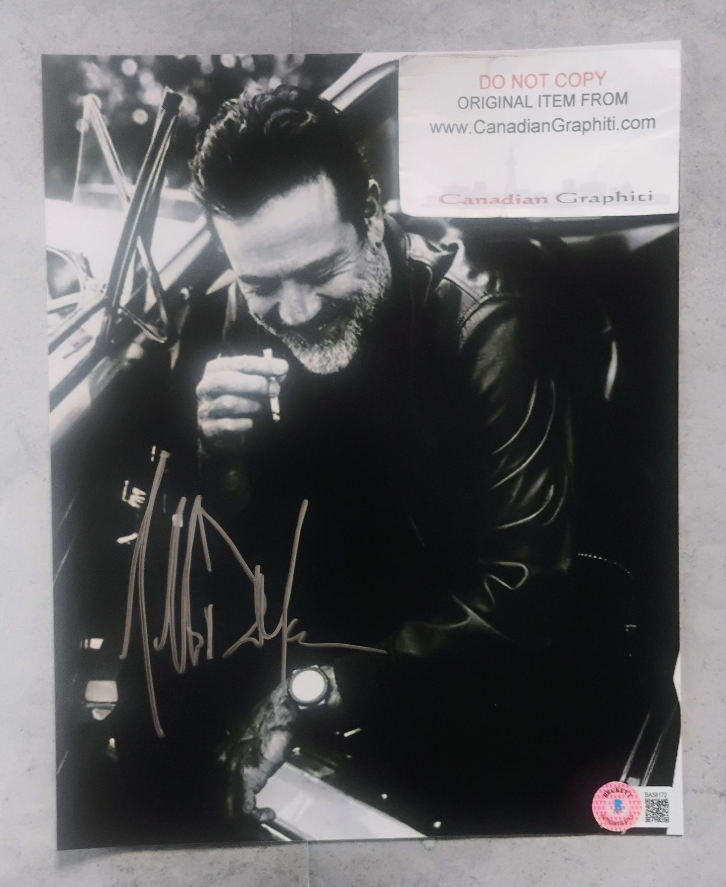 Jeffrey Dean Morgan Hand Signed Autograph 8x10 Photo BAS COA