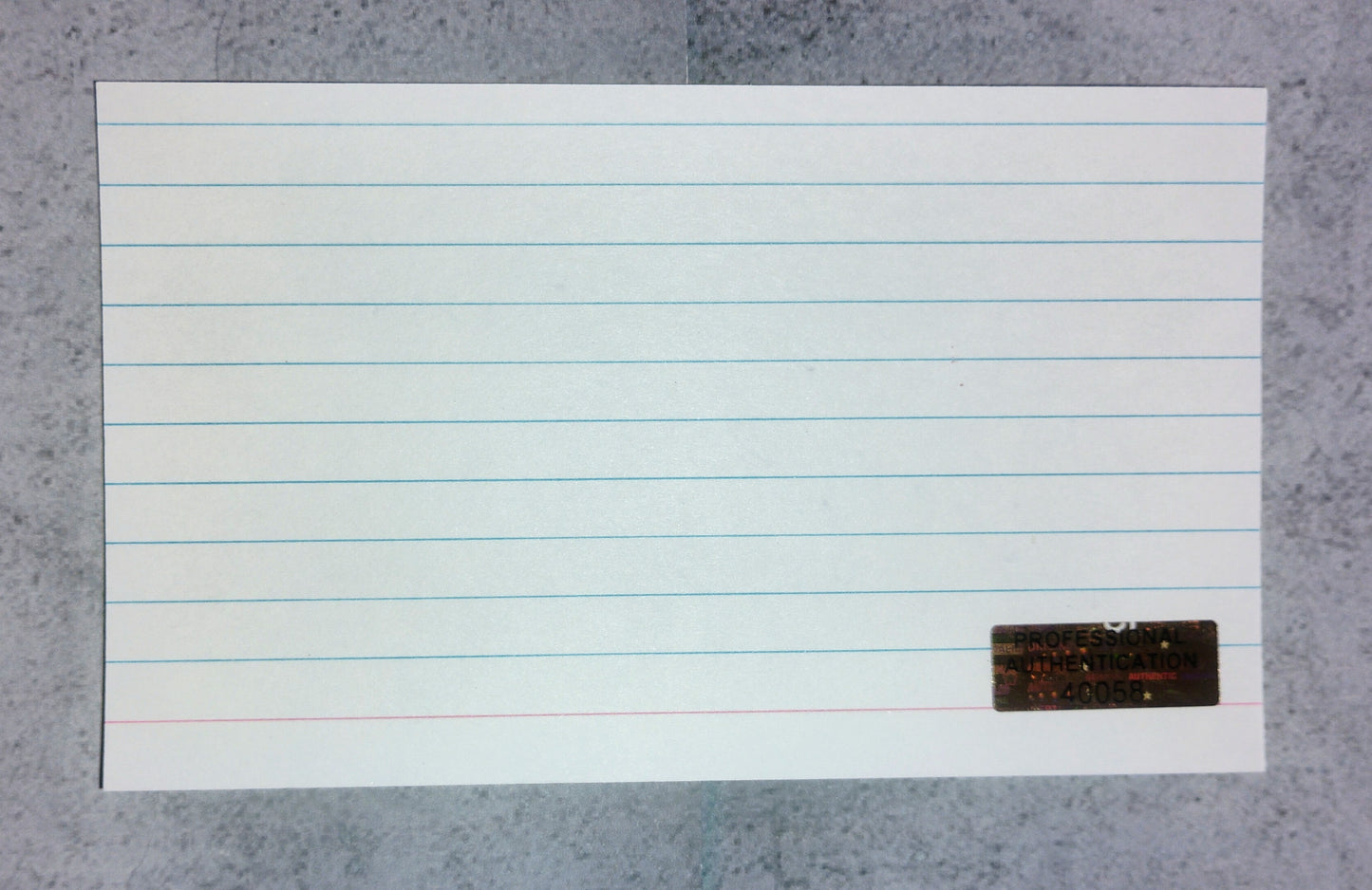 Maggie Smith Hand Signed Autograph Index Card COA