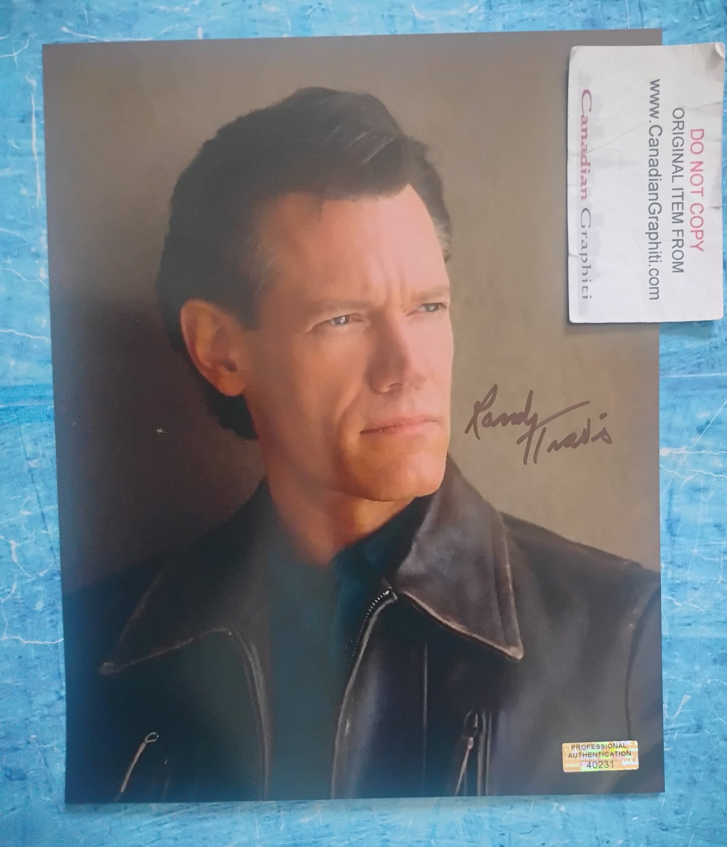 Randy Travis Hand Signed Autograph 8x10 Photo COA