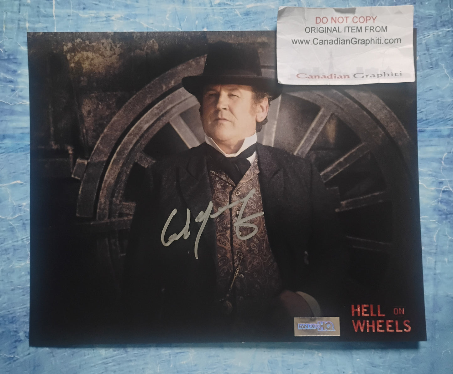 Colm Meaney Hand Signed Autograph 8x10 Photo COA Hell On Wheels