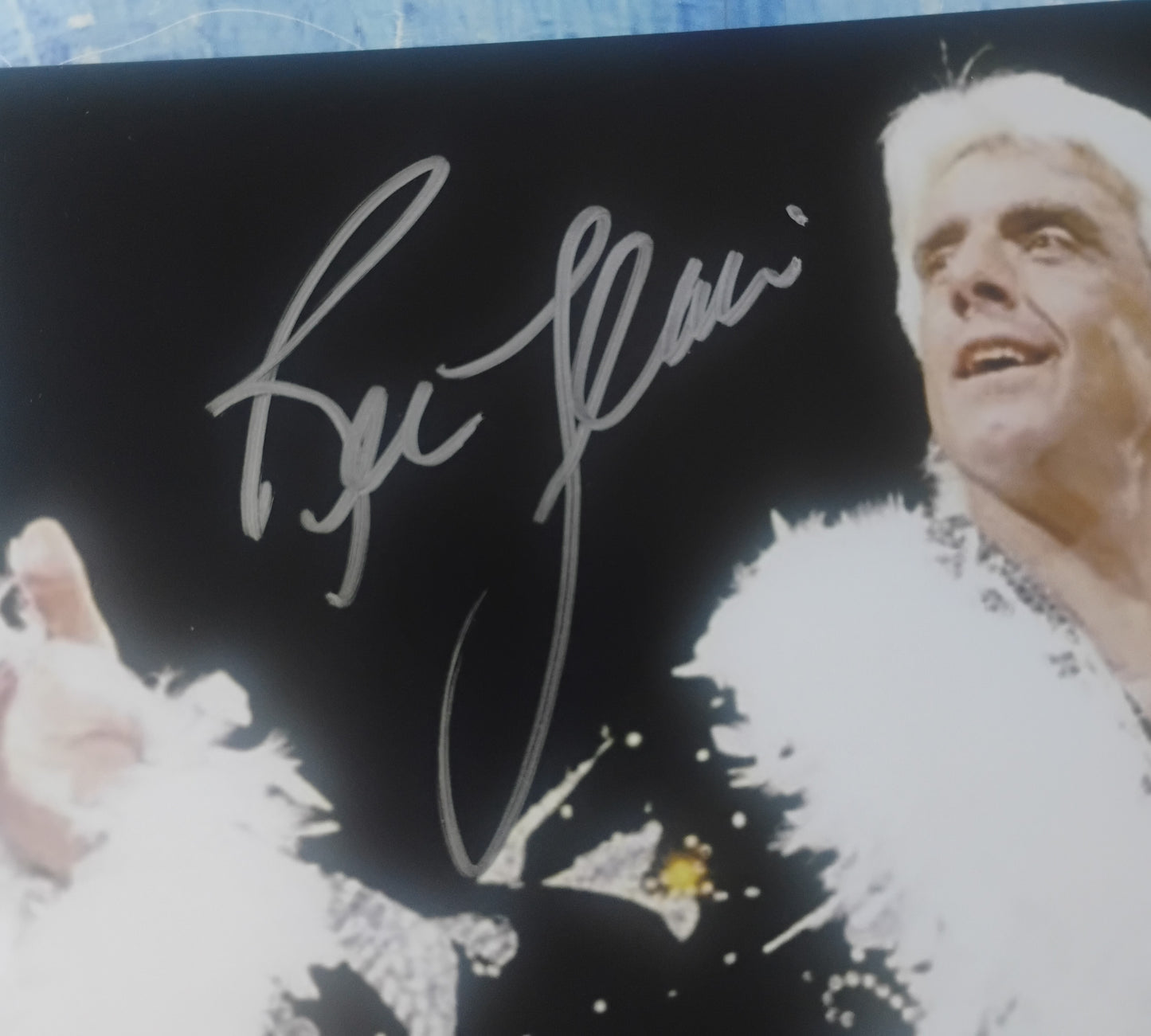 Ric Flair Nature Boy Hand Signed Autograph 8x10 Photo BAS COA
