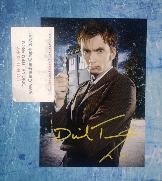 David Tennant Hand Signed Autograph Photo COA Doctor Who
