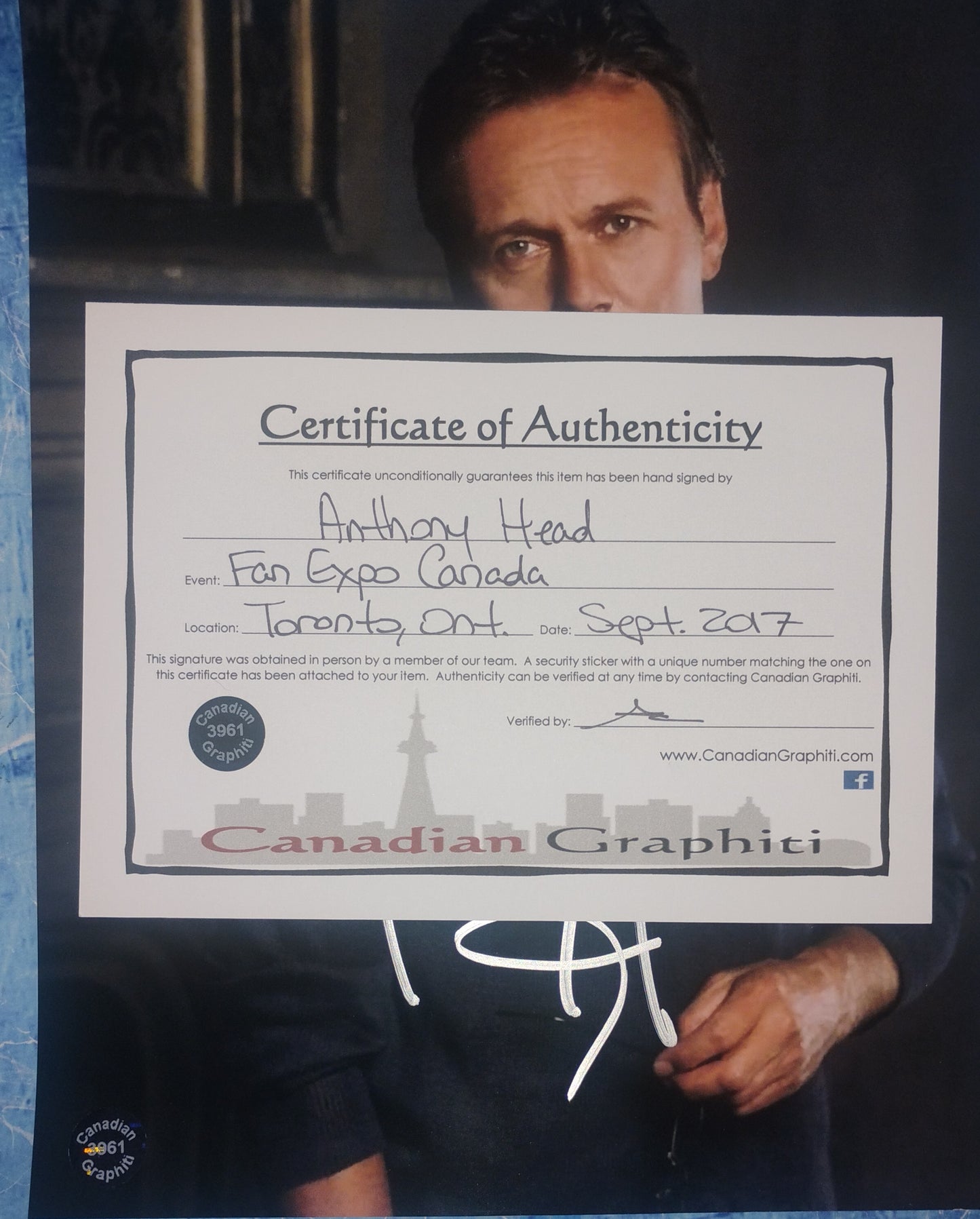 Anthony Head Hand Signed Autograph 8x10 Photo COA Buffy The Vampire Slayer