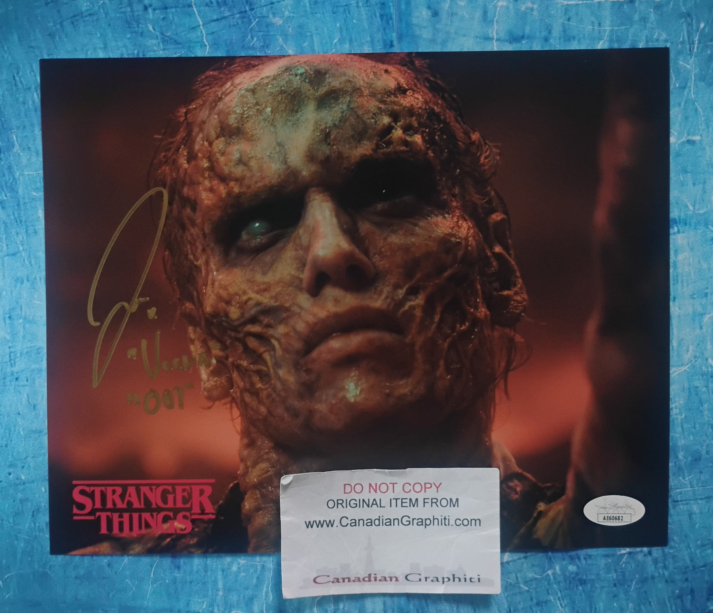 Jamie Campbell Bower Hand Signed Autograph 8x10 Photo JSA COA Stranger Things