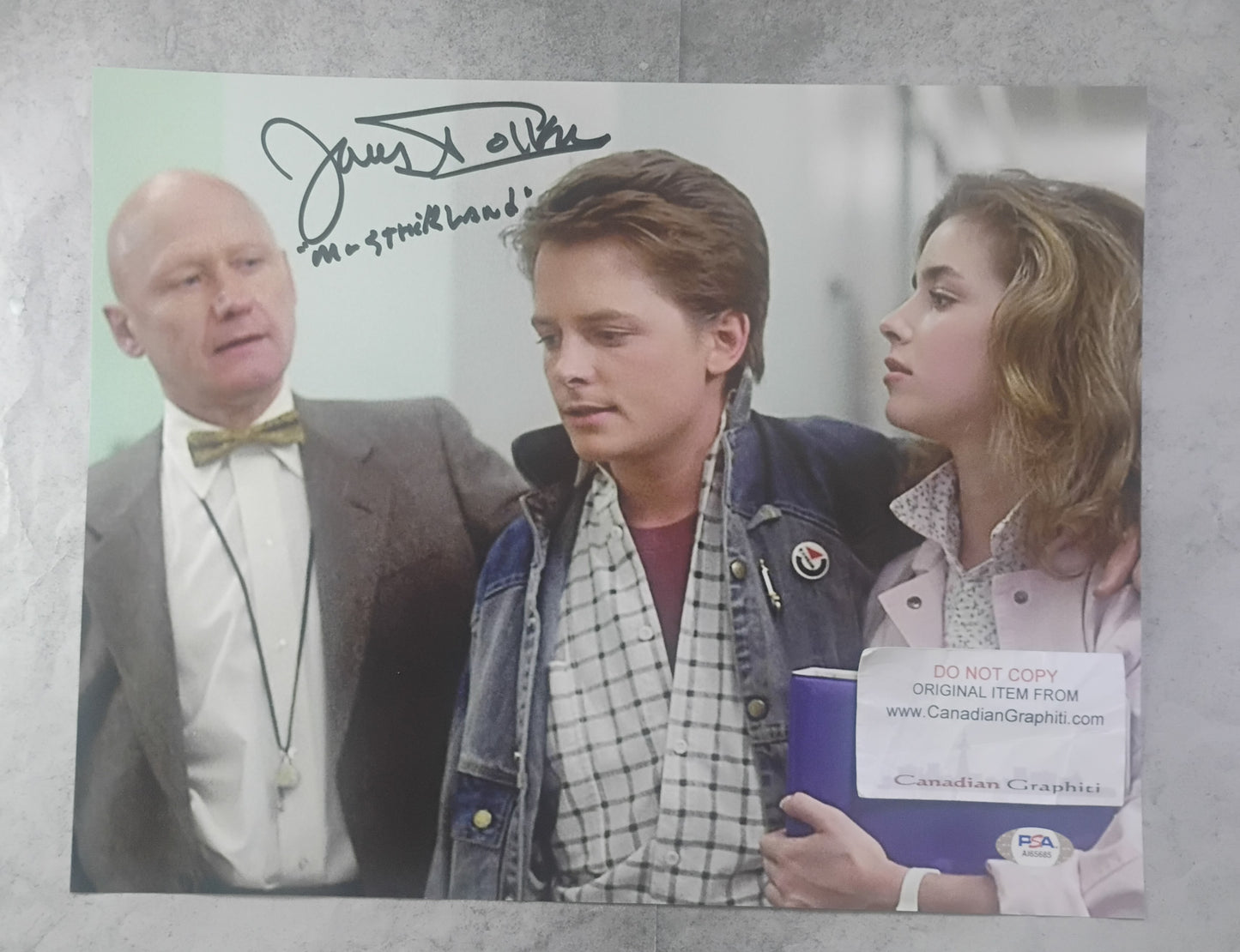James Tolkan Hand Signed Autograph 11x14 Photo PSA COA Back To The Future