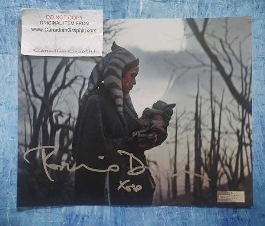 Rosario Dawson Hand Signed Autograph 8x10 Photo COA Star Wars Ahsoka