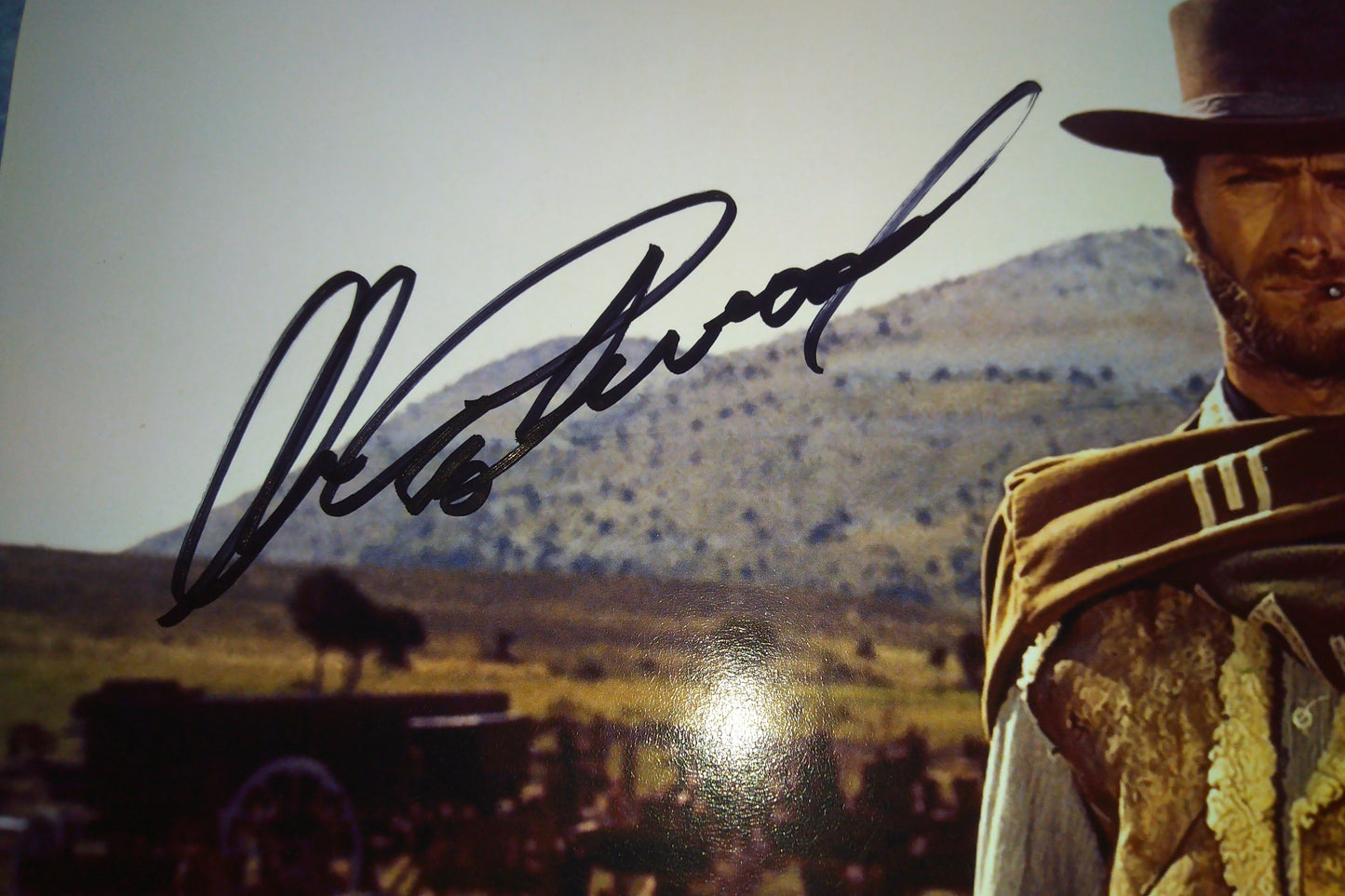 Clint Eastwood Hand Signed Autograph 8x10 Photo COA The Good, The Bad & The Ugly