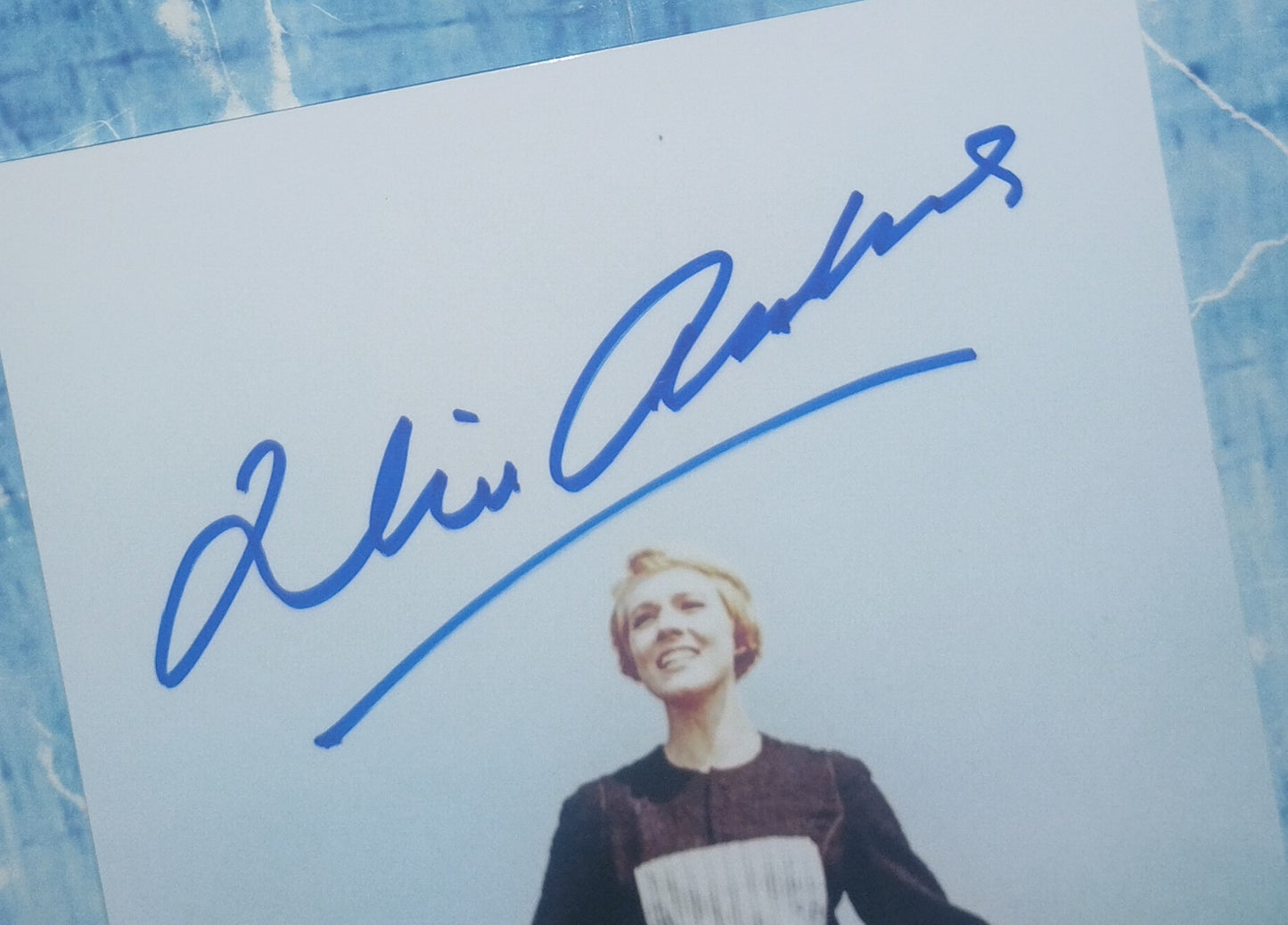 Julie Andrews Hand Signed Autograph Photo COA The Sound Of Music