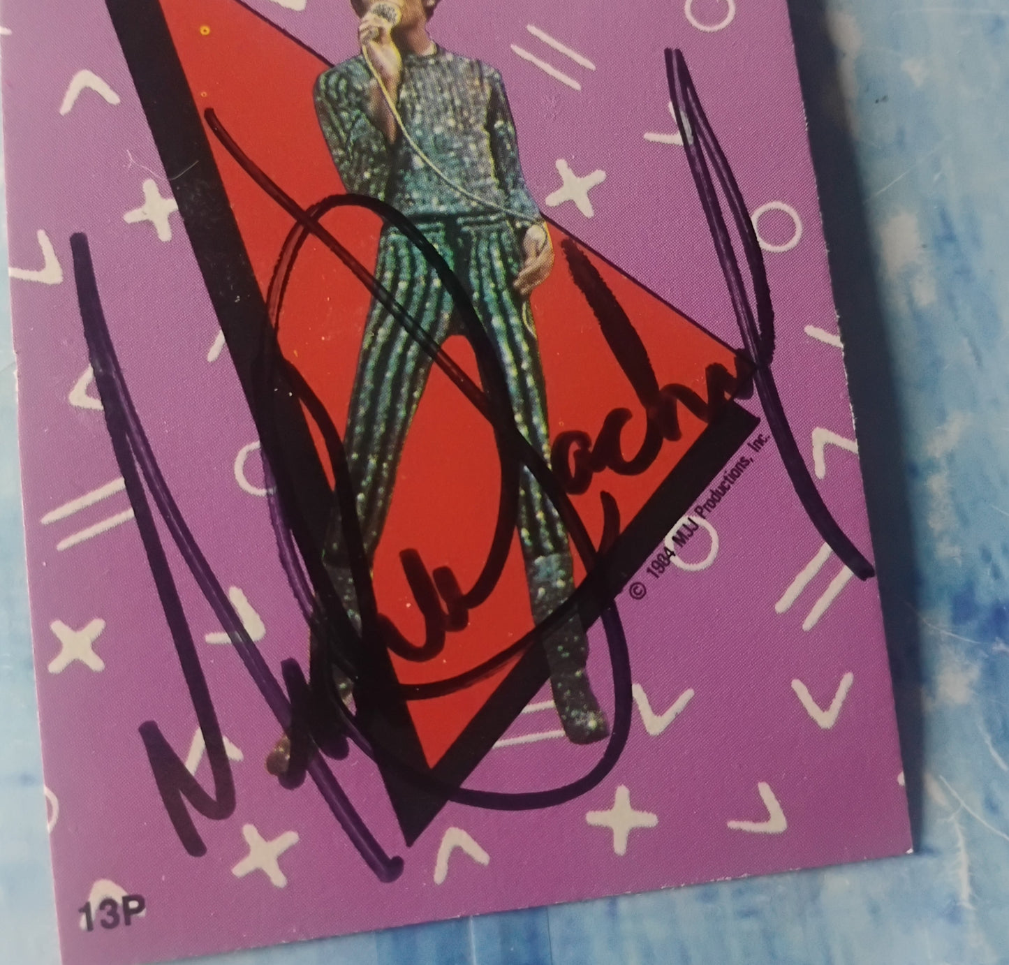 Michael Jackson Hand Signed Autograph Trading Card COA
