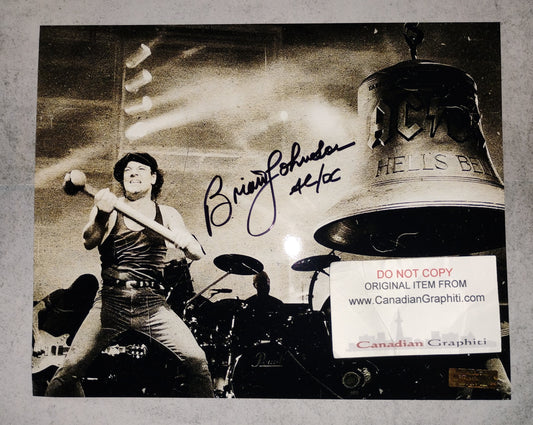 Brian Johnson Hand Signed Autograph 8x10 Photo COA