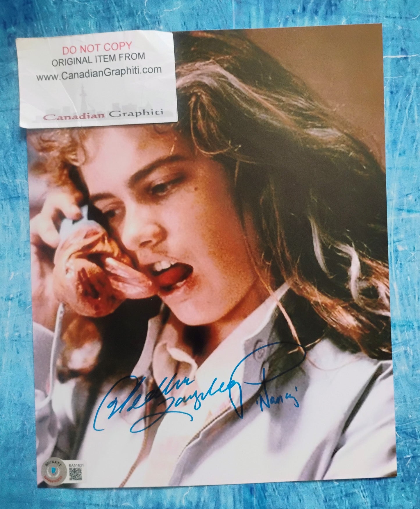 Heather Langenkamp Hand Signed Autograph 8x10 Photo BAS COA Nightmare On Elm Street