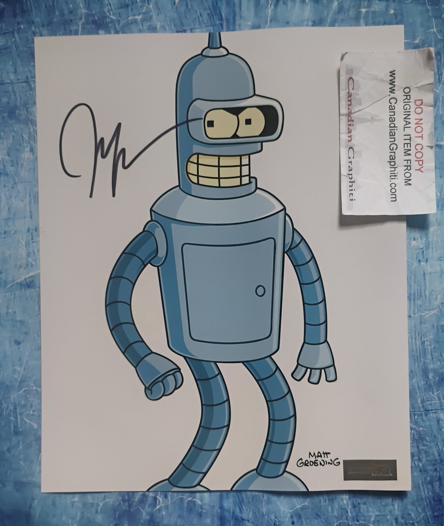 John DiMaggio Hand Signed Autograph 8x10 Photo COA Futurama
