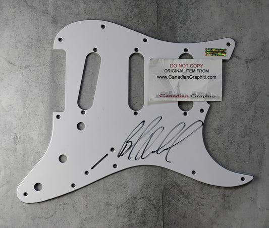 Brad Arnold Hand Signed Autograph Guitar Pick Guard COA 3 Doors Down