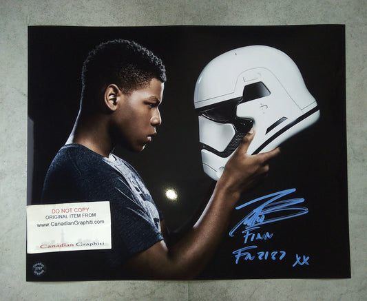 John Boyega Hand Signed Autograph 11x14 Photo COA Star Wars