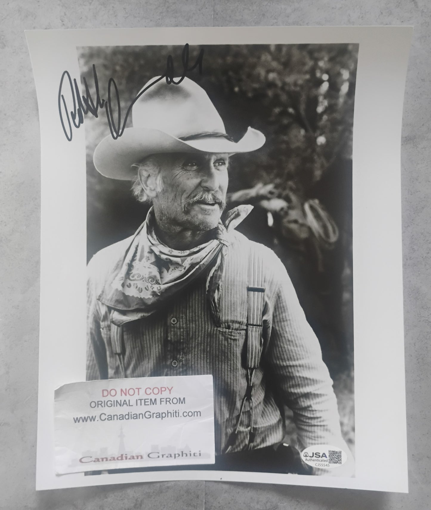 Robert Duvall Hand Signed Autograph 8x10 Photo JSA COA Lonesome Dove