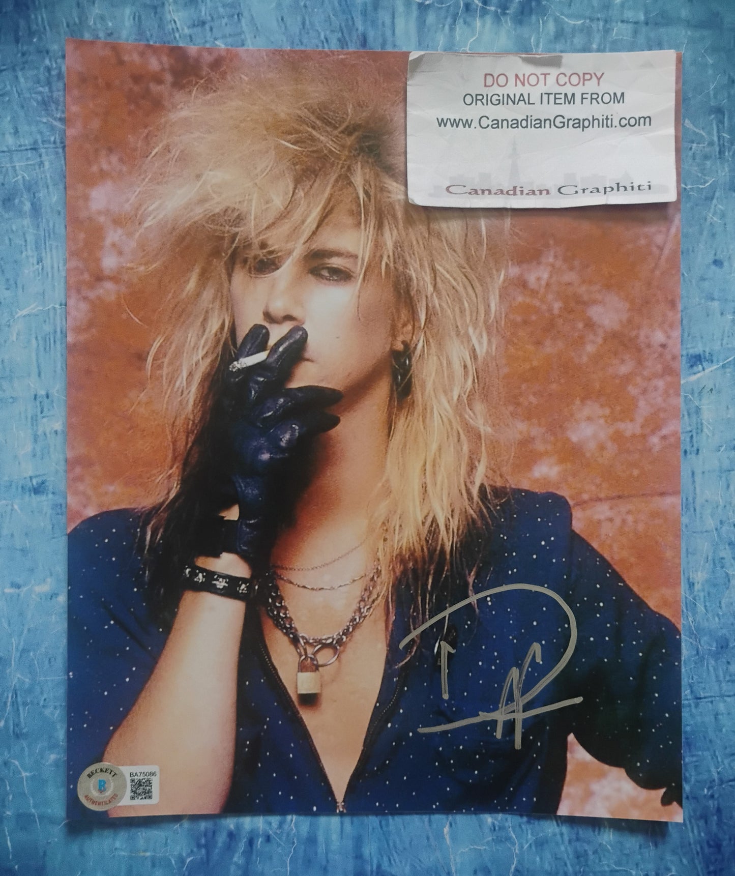 Duff McKagan Hand Signed Autograph 8x10 Photo BAS COA Guns N Roses