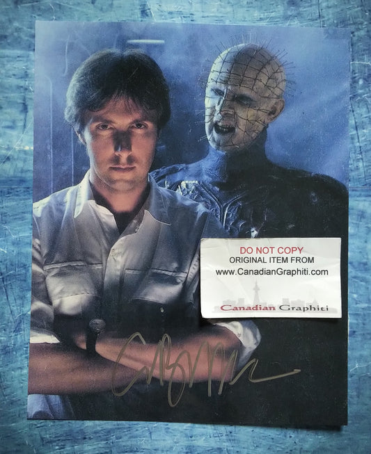 Clive Barker Hand Signed Autograph 8x10 Photo BAS COA Hellraiser