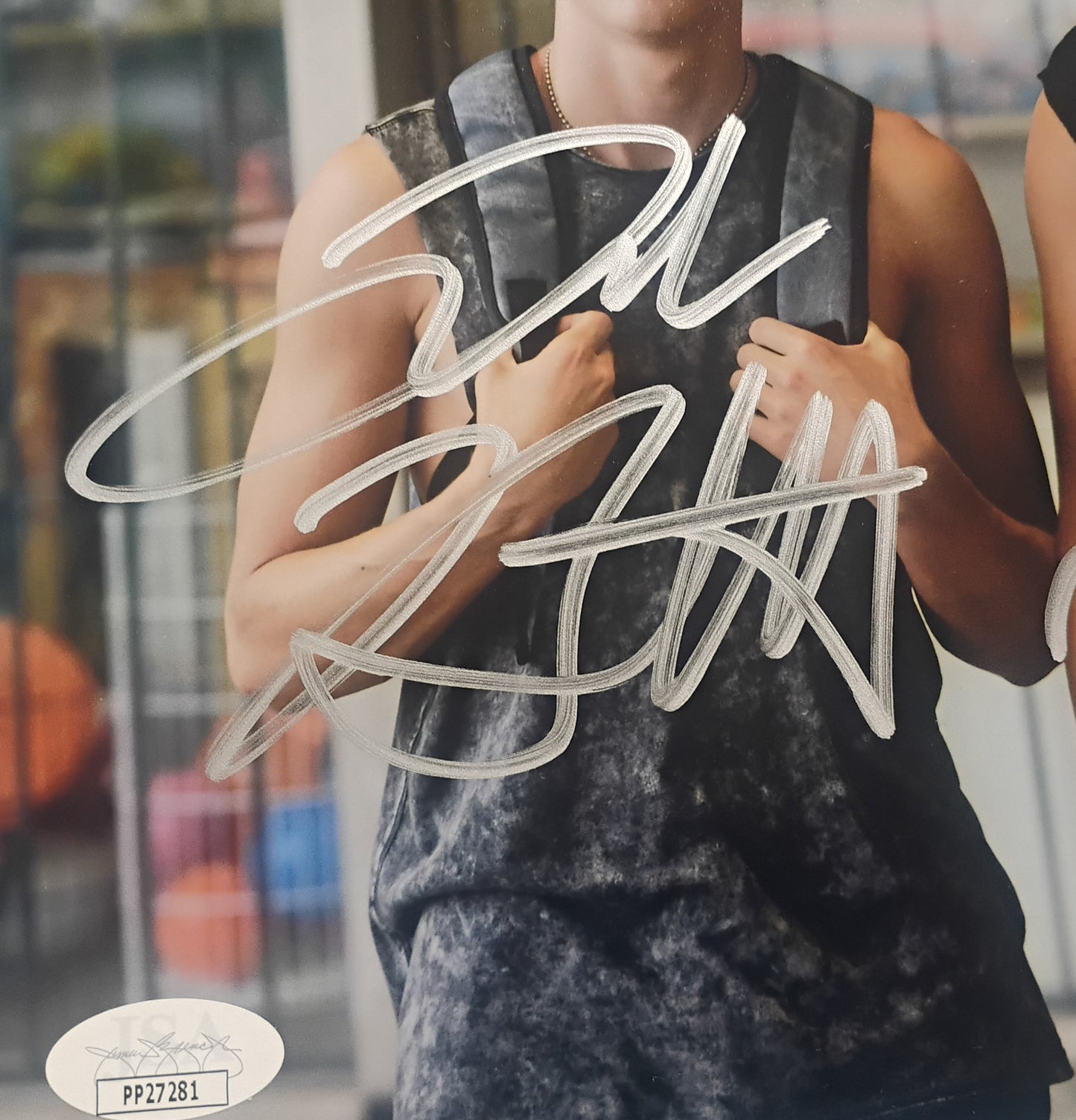 Jacob Bertrand & Xolo Mariduena Hand Signed Autograph 8x10 Photo JSA COA Cobra Kai