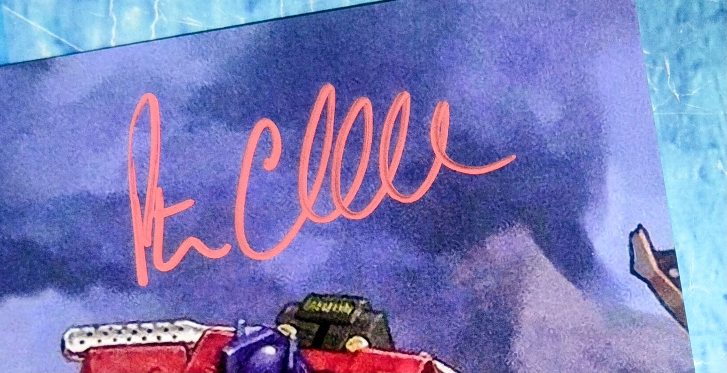 Peter Cullen & Frank Welker Hand Signed Autograph 8x10 Photo COA Transformers