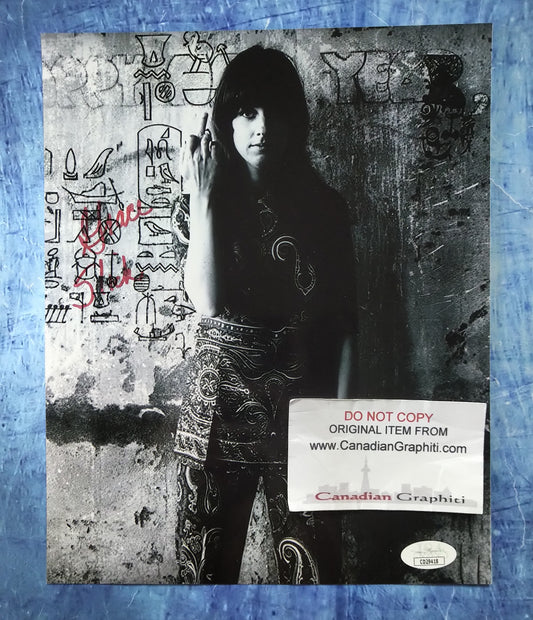 Grace Slick Hand Signed Autograph 8x10 Photo JSA COA