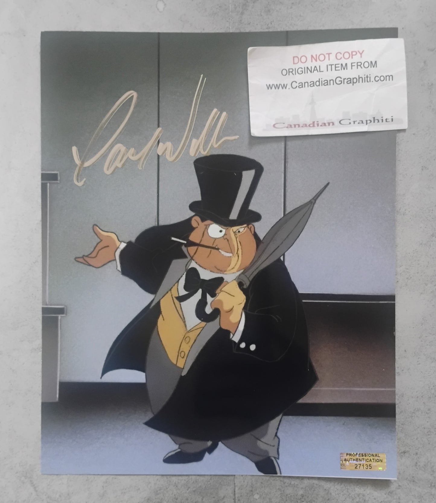 Paul Williams Hand Signed Autograph 8x10 Photo COA Batman Animated Series