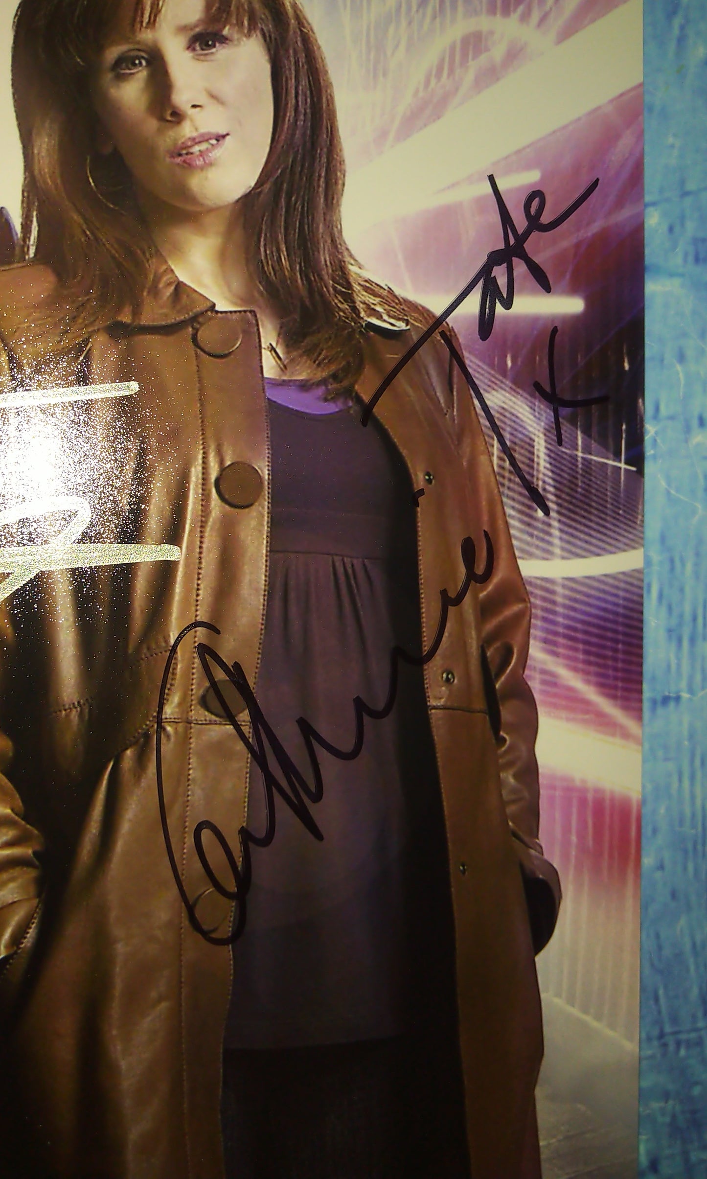 David Tennant & Catherine Tate Hand Signed Autograph 8x10 Photo COA Doctor Who