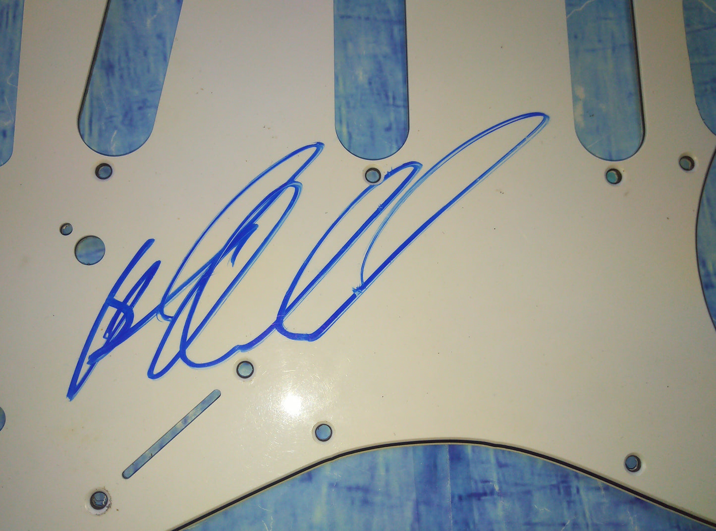 Brad Arnold Hand Signed Autograph Guitar Pick Guard PSA COA 3 Doors Down