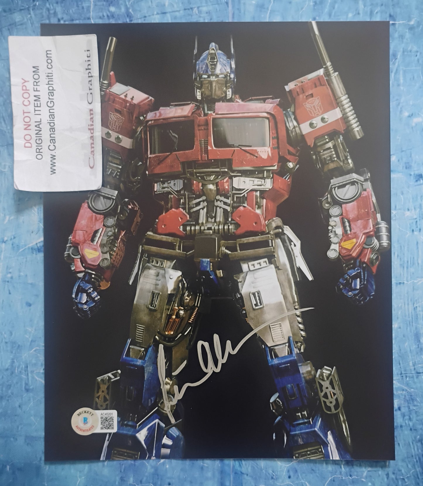 Peter Cullen Hand Signed Autograph 8x10 Photo BAS COA Transformers