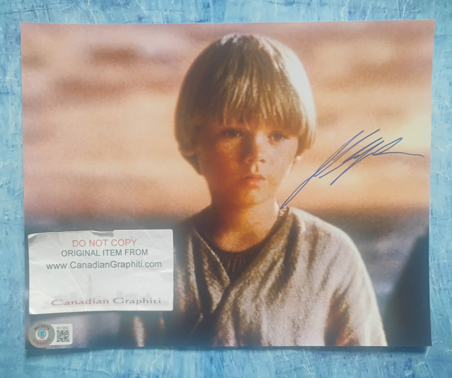 Jake Lloyd Hand Signed Autograph 8x10 Photo BAS COA Star Wars